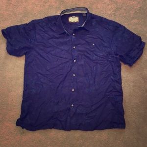 Bahama Bay Club Hawaiian Shirt - NAVY BLUE